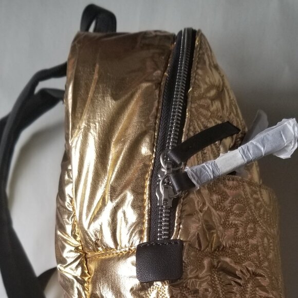 Desigual Gold Floral Backpack - Picture 15 of 16